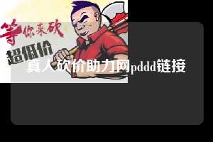 真人砍价助力网pddd链接  第1张